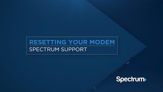 Resetting Your Modem [upl. by Salhcin]