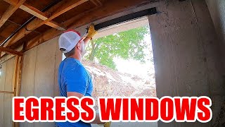 Cutting Egress Windows for Light and Safety [upl. by Atiugram]