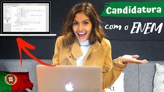 Como se candidatar para a faculdade em PORTUGAL com o ENEM tutorial [upl. by Boys]