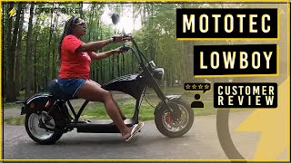 MotoTec Lowboy 60V20Ah 2500W Electric Motorcycle Customer Review by Electric Bike Paradise [upl. by Nate566]