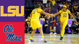 LSU vs Ole Miss Full Game Womens College Basketball 2025 [upl. by Atirehc]