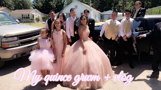 My Quinceanera grwm  vlog 💖 [upl. by Wilkinson666]