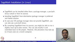 Introduction and Installation of SageMath [upl. by Niltiak115]