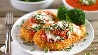 Oven Baked Chicken Parmesan Recipe [upl. by Ahsiemac]