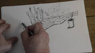 dessiner un jardin en perspective [upl. by Enimzaj]