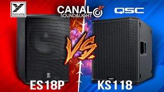 Yorkville ES18P vs QSC KS118 Subwoofer Battle [upl. by Harak]