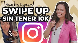 Cómo poner un link en Instagram sin 10k seguidores  Tutorial en español Truco swipe up [upl. by Akimat]