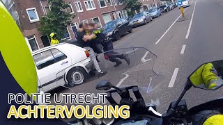 Achtervolging door politie Utrecht in de stad  Politievlogger JanWillem [upl. by Liahus903]