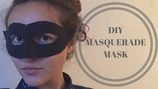 DIY  How To Make A Masquerade Mask [upl. by Rhea]