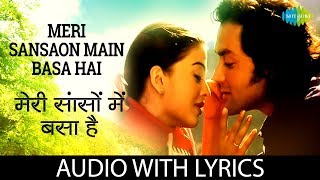 Meri Sanson Mein with lyrics  मेरी सांसों में के बोल  Udit Narayan  Aur Pyar Ho Gaya  HD Song [upl. by Animrelliug]