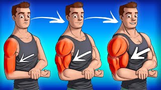 10 BEST Exercises for BIG ARMS Dumbbells Only [upl. by Yrrot]