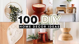 100 DIY HOME DECOR IDEAS  HACKS You Actually Want To Make ✨ Full Tutorials [upl. by Euqina]