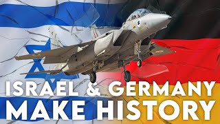 History in the Making Israeli Air Force Flies in German Skies [upl. by Doley67]