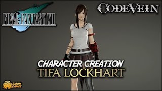 Code Vein  Tifa Lockhart Character Creation Final Fantasy VII [upl. by Ainad]