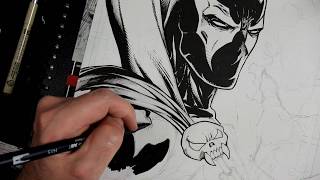 Tips on Traditional Inking for Comics [upl. by Avon560]