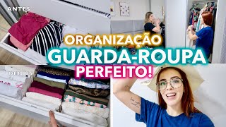 COMO ORGANIZAR UM GUARDAROUPA  GAVETAS DOBRAS ROUPEIRO [upl. by Henka]