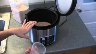 How to Use a Rice Cooker  Steamer [upl. by Rustie]