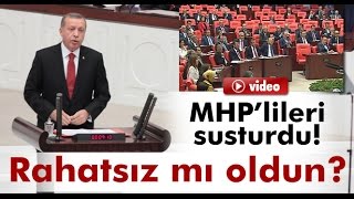 Erdoğandan MHPlilere quotRahatsız Mı Oldunquot [upl. by Tebasile297]