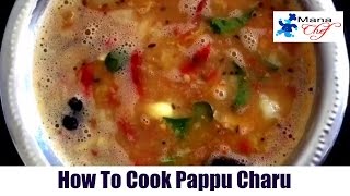 Pappu Charu Andhra Style Cooking Recipe [upl. by Kent152]