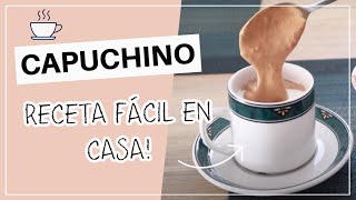 Cómo hacer CAPUCHINO casero fácil ☕ Erika zárate [upl. by Notnad]