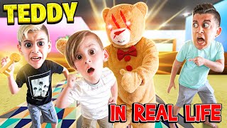 Roblox TEDDY In Real Life Chapter One Daycare FUNhouse Family HORROR GAME [upl. by Alana306]