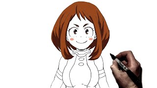 How to Draw Uraraka  Step By Step  My Hero Academia [upl. by Kaplan]