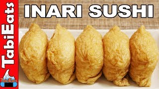 How to Make INARI SUSHI Tofu Pouch Sushi Recipe いなり寿司 [upl. by Gensler]