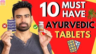 10 Safe amp Useful Ayurvedic Tablets to Replace Allopathic Pills Instant Relief [upl. by Adnahsed]