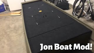 14 ft Jon Boat Modification COMPLETED [upl. by Evey]