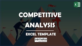 Competitor Analysis Excel Template  Excel Competitive Analysis Worksheet [upl. by Hsotnas]