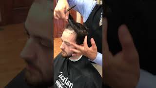 How To Cut a Receding Hairline  Thinning Hair  Fine Hair [upl. by Anas]