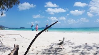 Whitehaven Beach  Whitsunday Islands [upl. by Ynnej519]