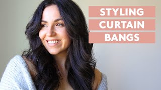 How To Style Curtain Bangs [upl. by Liew]