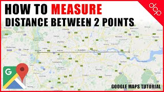 How to measure distance between 2 points in Google Maps [upl. by Burrow952]