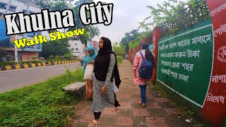 Explore khulna City Walking Tour  Walk Show [upl. by Ylrak228]