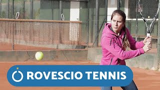 ROVESCIO a due mani tutorial tennis [upl. by Ardeid333]