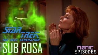 Sub Rosa When Beverly Crusher Fell in Love with a Candle Ghost Manic Episodes [upl. by Nnylodnewg]