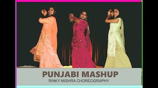 Punjabi Mashup Dance Video  DJ Hitesh  Rinky Mishra Choreography  Arjun Vasita [upl. by Ydnik765]