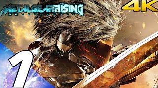 METAL GEAR RISING REVENGEANCE  Gameplay Walkthrough Part 1  Prologue 4K 60FPS [upl. by Arimay990]