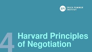 The Harvard Principles of Negotiation [upl. by Velvet]