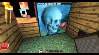 Minecraft Tutorial  How to make secret rooms using paintings [upl. by Kcoj826]