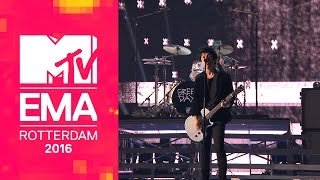 Green Day  American Idiot Live from the 2016 MTV EMA Awards [upl. by Neehahs]