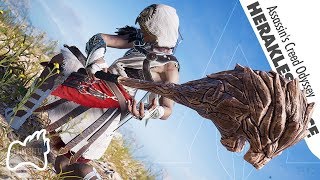 Assassins Creed Odyssey Herakless Mace Location  Legendary Blunt Weapon [upl. by Bathulda]