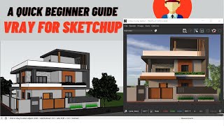 Vray Rendering in SketchUp for Beginners HINDI [upl. by Alyakcim]