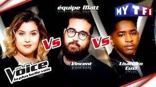 Karla VS Vincent Vella VS Lisandro Cuxi  The Voice France 2017  Epreuve Ultime [upl. by Ariaz]