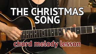 THE CHRISTMAS SONG  Guitar Tutorial Chord Meldoy  Chestnuts Roasting On An Open Fire [upl. by Hoisch]