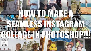 Seamless Instagram Swipe Collage  TUTORIAL [upl. by Augustine]