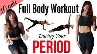 10 min Workout on Period Best Exercises During quotThat Time of the Monthquot to Help with PMS [upl. by Boynton]