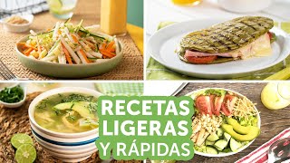 Recetas Ligeras y Rápidas  Kiwilimón [upl. by Melanie]