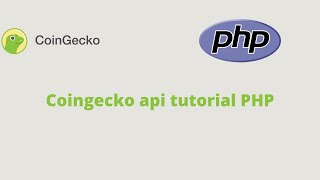 Coingecko api tutorial PHP [upl. by Whitehurst206]